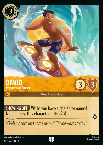 David - Impressive Surfer #8/204 — Azurite Sea