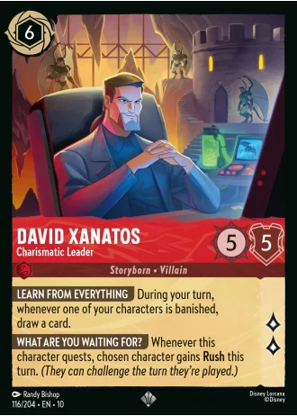 David Xanatos - Charismatic Leader #116/204 — Whispers in the Well