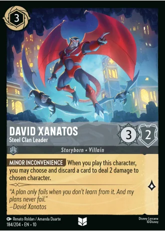 David Xanatos - Steel Clan Leader #184/204 — Whispers in the Well