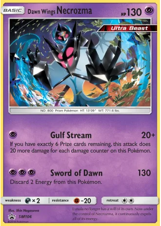 Dawn Wings Necrozma SM106 — Sun & Moon Promos