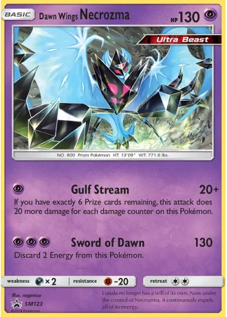Dawn Wings Necrozma SM123 — Sun & Moon Promos