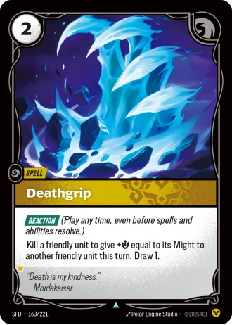 Deathgrip #163/221 — Spiritforged