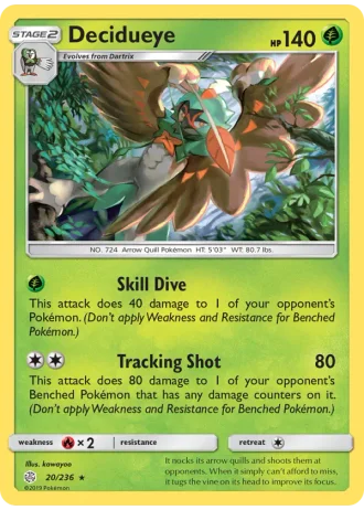 Decidueye #20/236 — Cosmic Eclipse
