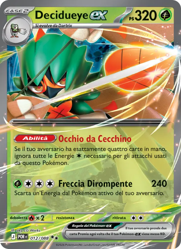 Decidueye ex #012 — Equilibrio Perfetto