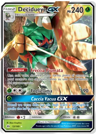 Decidueye GX #12/149 — Sole e Luna
