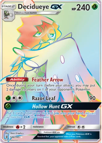 Decidueye GX #146 — Guardians Rising