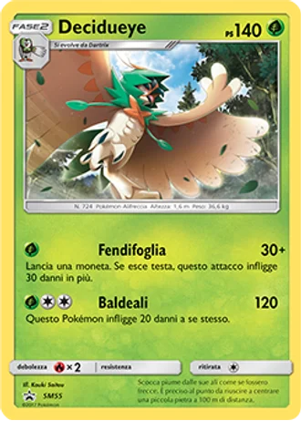 Decidueye SM55 — Sole e Luna Promos