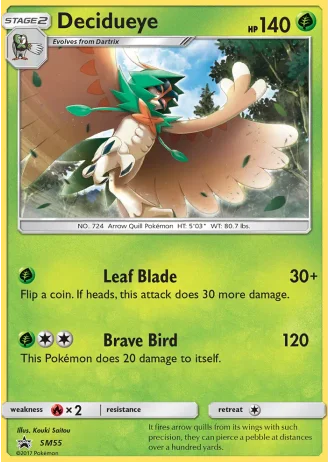 Decidueye SM55 — Sun & Moon Promos