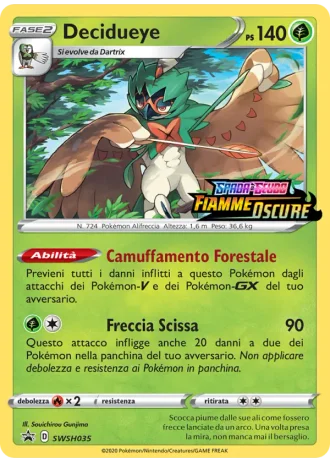 Decidueye SWSH035 — Spada e Scudo Promos