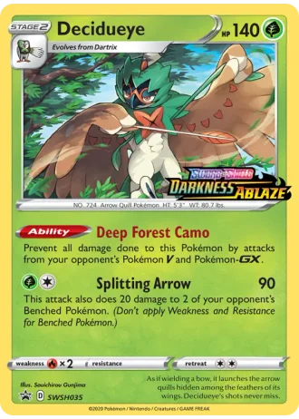 Decidueye SWSH035 — Sword & Shield Promos