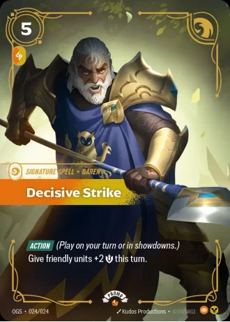 Decisive Strike #024/024 — Organized Play Promos