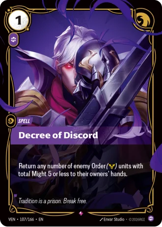Decree of Discord #107/166 — Vendetta