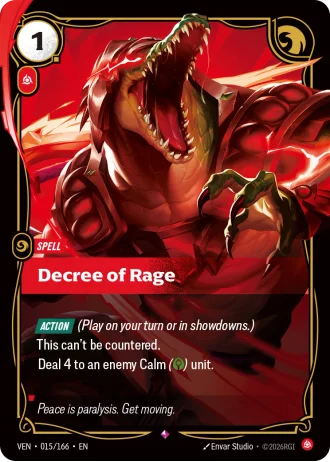 Decree of Rage #015/166 — Vendetta