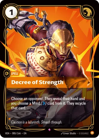 Decree of Strength #085/166 — Vendetta
