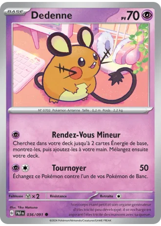 Dedenne #036 — Destinées de Paldea
