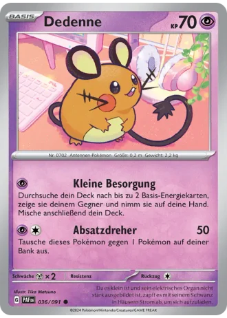 Dedenne #036/91 — Paldeas Schicksale