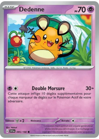 Dedenne #095 — Écarlate et Violet