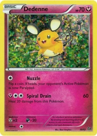 Dedenne #10 — McDonald's Collection 2016
