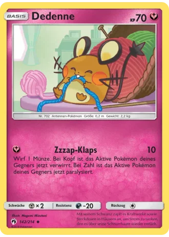 Dedenne #142/214 — Echo des Donners