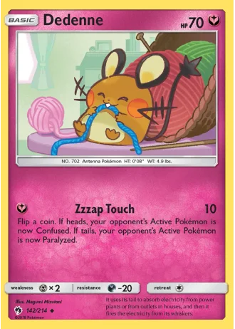 Dedenne #142/214 — Lost Thunder