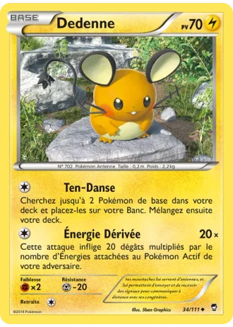 Dedenne #34 — Poings Furieux