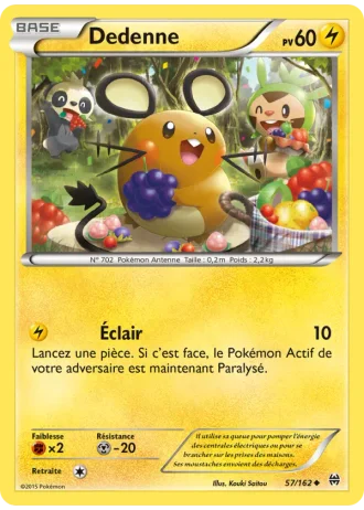 Dedenne #57/162 — Impulsion Turbo