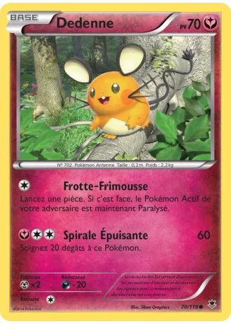 Dedenne #70 — Vigueur Spectrale