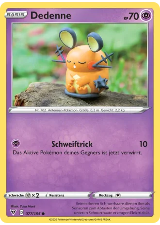 Dedenne #77/185 — Farbenschock