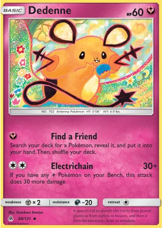 Dedenne #88/131 — Forbidden Light