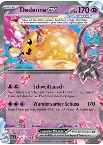 Dedenne ex #093 — Entwicklungen in Paldea