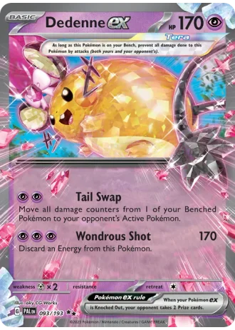 Dedenne ex #093/193 — Paldea Evolved