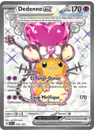 Dedenne ex #239/193 — Évolutions à Paldea