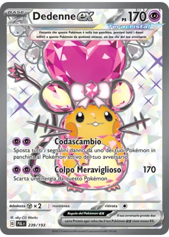 Dedenne ex #239 — Evoluzioni a Paldea