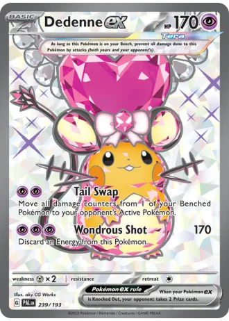 Dedenne ex #239/193 — Paldea Evolved