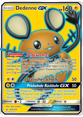 Dedenne GX #195/214 — Kräfte im Einklang
