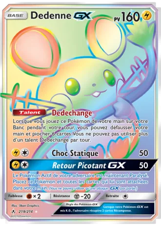 Dedenne GX #219 — Alliance Infaillible