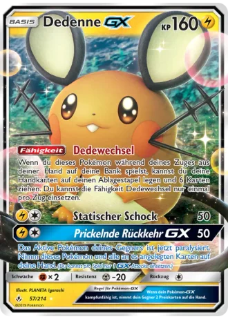 Dedenne GX #57/214 — Kräfte im Einklang