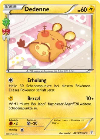 Dedenne RC10/32 — Radiant Collection (Generationen)