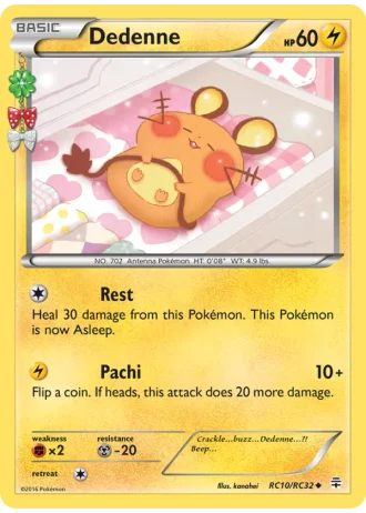 Dedenne RC10/32 — Radiant Collection (Generations)