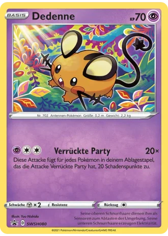Dedenne SWSH080 — Schwert & Schild Promos