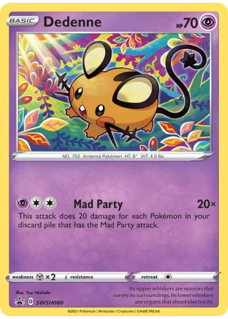 Dedenne SWSH080 — Sword & Shield Promos