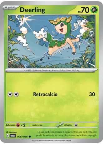 Deerling #006/86 — Fuoco Bianco
