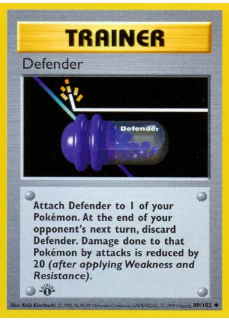 Defender #80/102 — Base Set
