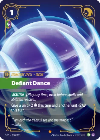 Defiant Dance #196/221 — Spiritforged
