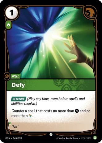 Defy #045/298 — Origins