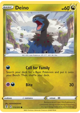 Deino #113/203 — Evolving Skies