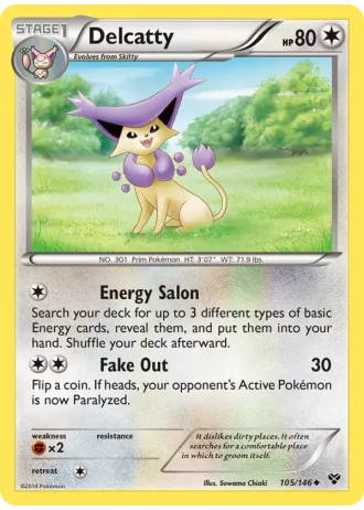 Delcatty #105/146 — XY