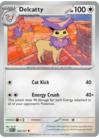 Delcatty #166 — Ascended Heroes