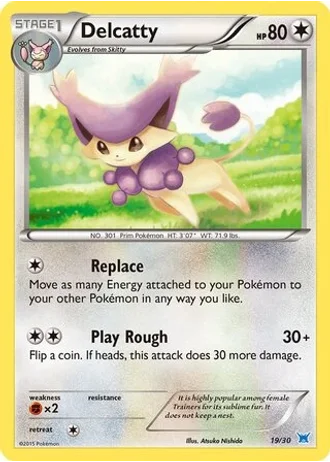 Delcatty #19 — XY trainer Kit (Latios)