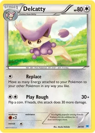 Delcatty #24 — XY trainer Kit (Latios)